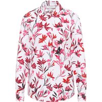 Oxford Shirt Bluse in weinrot bedruckt von ETERNA Mode GmbH