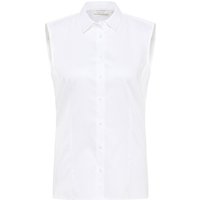 Satin Shirt Bluse in weiß unifarben Satin Shirt Bluse in weiß unifarben von ETERNA Mode GmbH
