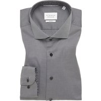 SLIM FIT Cover Shirt in stahlgrau unifarben von ETERNA Mode GmbH