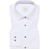 SLIM FIT Cover Shirt in weiß unifarben von ETERNA Mode GmbH