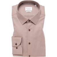 SLIM FIT Hemd in beige strukturiert von ETERNA Mode GmbH