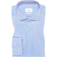 SLIM FIT Hemd in blau unifarben von ETERNA Mode GmbH