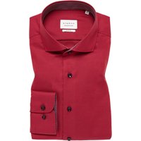 SLIM FIT Hemd in rot unifarben von ETERNA Mode GmbH