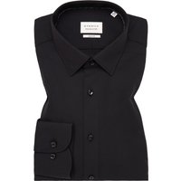 SLIM FIT Hemd in schwarz strukturiert von ETERNA Mode GmbH