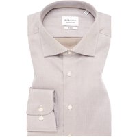 SLIM FIT Hemd in taupe strukturiert von ETERNA Mode GmbH