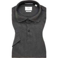 SLIM FIT Jersey Shirt in anthrazit unifarben von ETERNA Mode GmbH