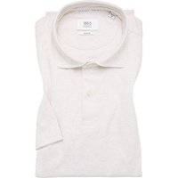 SLIM FIT Jersey Shirt in off-white unifarben von ETERNA Mode GmbH