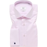 SLIM FIT Luxury Shirt in rosa unifarben von ETERNA Mode GmbH