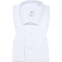 SLIM FIT Luxury Shirt in weiß unifarben von ETERNA Mode GmbH