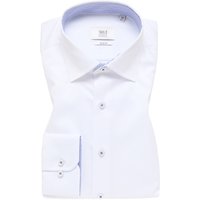 SLIM FIT Luxury Shirt in weiß unifarben von ETERNA Mode GmbH