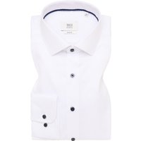 SLIM FIT Luxury Shirt in weiß unifarben von ETERNA Mode GmbH