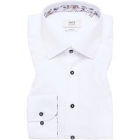 SLIM FIT Luxury Shirt in weiß unifarben von ETERNA Mode GmbH