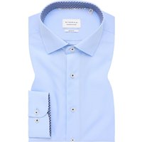 SLIM FIT Original Shirt in hellblau unifarben von ETERNA Mode GmbH