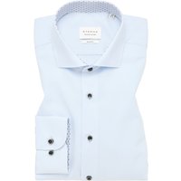 SLIM FIT Original Shirt in himmelblau unifarben von ETERNA Mode GmbH