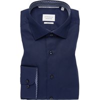 SLIM FIT Original Shirt in navy unifarben von ETERNA Mode GmbH