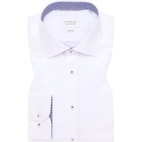 SLIM FIT Original Shirt in weiß unifarben von ETERNA Mode GmbH