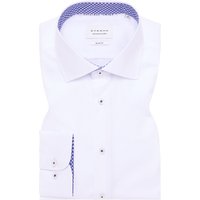 SLIM FIT Original Shirt in weiß unifarben von ETERNA Mode GmbH