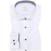 SLIM FIT Original Shirt in weiß unifarben von ETERNA Mode GmbH