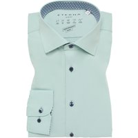 SLIM FIT Performance Shirt in mint unifarben von ETERNA Mode GmbH