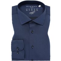SLIM FIT Performance Shirt in navy unifarben SLIM FIT Performance Shirt in navy unifarben von ETERNA Mode GmbH