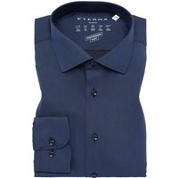 SLIM FIT Performance Shirt in navy unifarben von ETERNA Mode GmbH