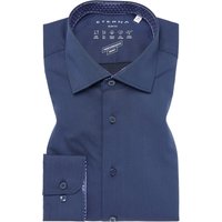 SLIM FIT Performance Shirt in navy unifarben von ETERNA Mode GmbH