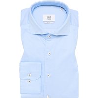 SLIM FIT Soft Luxury Shirt in hellblau unifarben SLIM FIT Soft Luxury Shirt in hellblau unifarben von ETERNA Mode GmbH