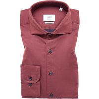 SLIM FIT Soft Luxury Shirt in purpur unifarben von ETERNA Mode GmbH