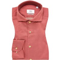 SLIM FIT Soft Luxury Shirt in sunset red unifarben von ETERNA Mode GmbH