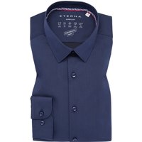 SUPER SLIM Performance Shirt in navy unifarben von ETERNA Mode GmbH