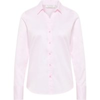 Satin Shirt Bluse in rosa unifarben von ETERNA Mode GmbH