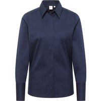 Signature Shirt Bluse in navy unifarben von ETERNA Mode GmbH