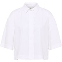 Signature Shirt Bluse in weiß unifarben Signature Shirt Bluse in weiß unifarben von ETERNA Mode GmbH