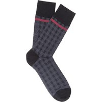 Socken in anthrazit kariert von ETERNA Mode GmbH