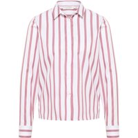 Soft Luxury Shirt Bluse in pink gestreift von ETERNA Mode GmbH