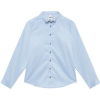 Soft Luxury Shirt in hellblau unifarben von ETERNA Mode GmbH