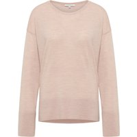 Strick Pullover in beige unifarben von ETERNA Mode GmbH