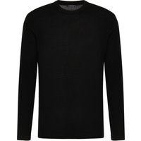 Strick Pullover in schwarz unifarben von ETERNA Mode GmbH