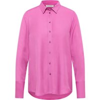 Viscose Shirt Bluse in fuchsia unifarben von ETERNA Mode GmbH