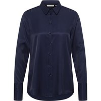 Viscose Shirt Bluse in midnight unifarben von ETERNA Mode GmbH