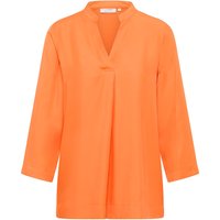 Viscose Shirt Bluse in orange unifarben Viscose Shirt Bluse in orange unifarben von ETERNA Mode GmbH