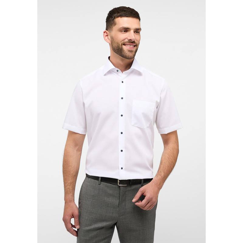 Hemd, Modern Fit, Kurzarm Herren Weiss 39 von ETERNA