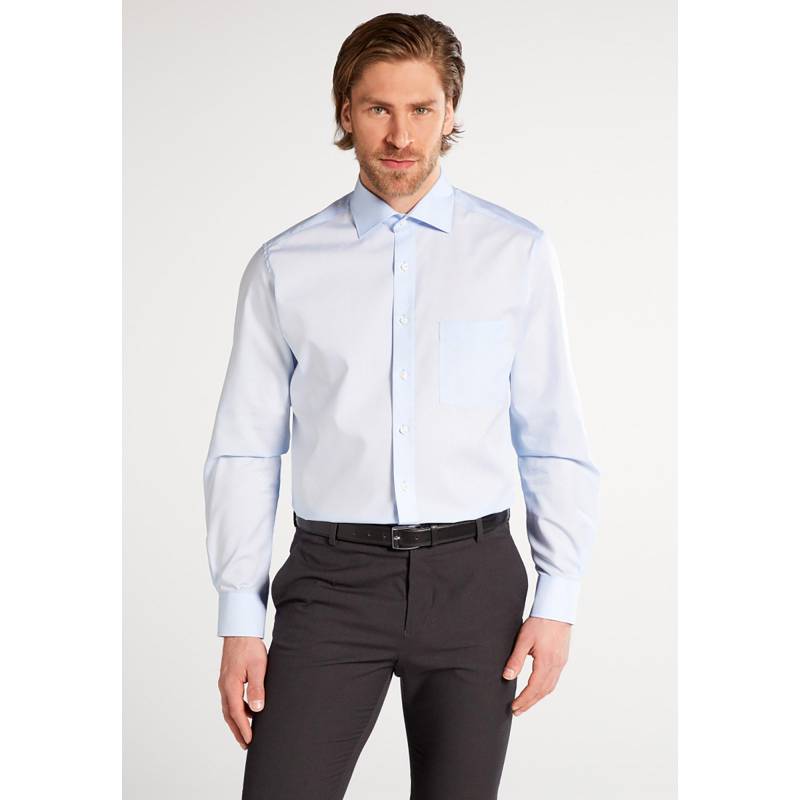 Hemd, Modern Fit, Langarm Herren Hellblau 44 von ETERNA