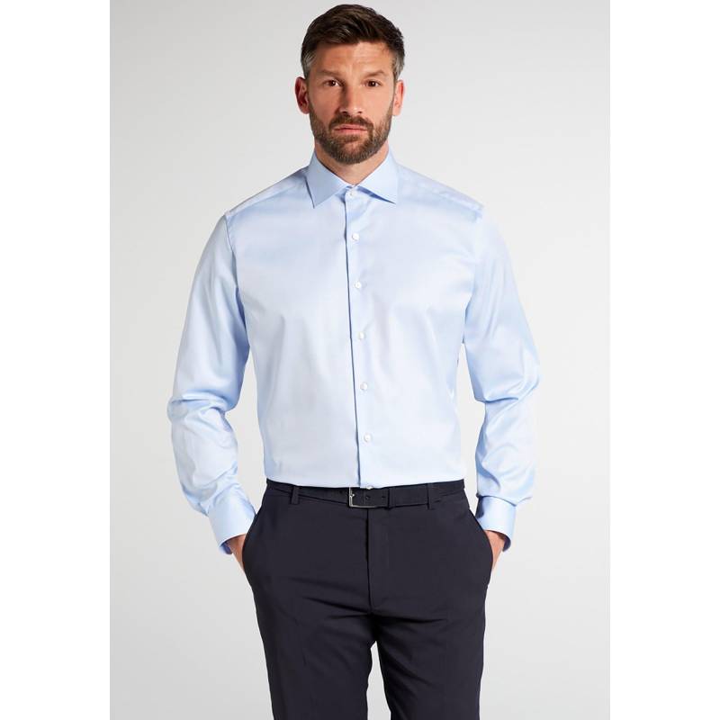 Hemd, Modern Fit, Langarm Herren Hellblau 44 von ETERNA