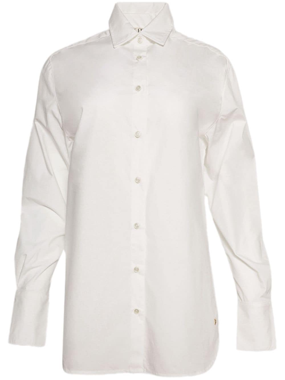 ETERNE cotton button-down shirt - White von ETERNE