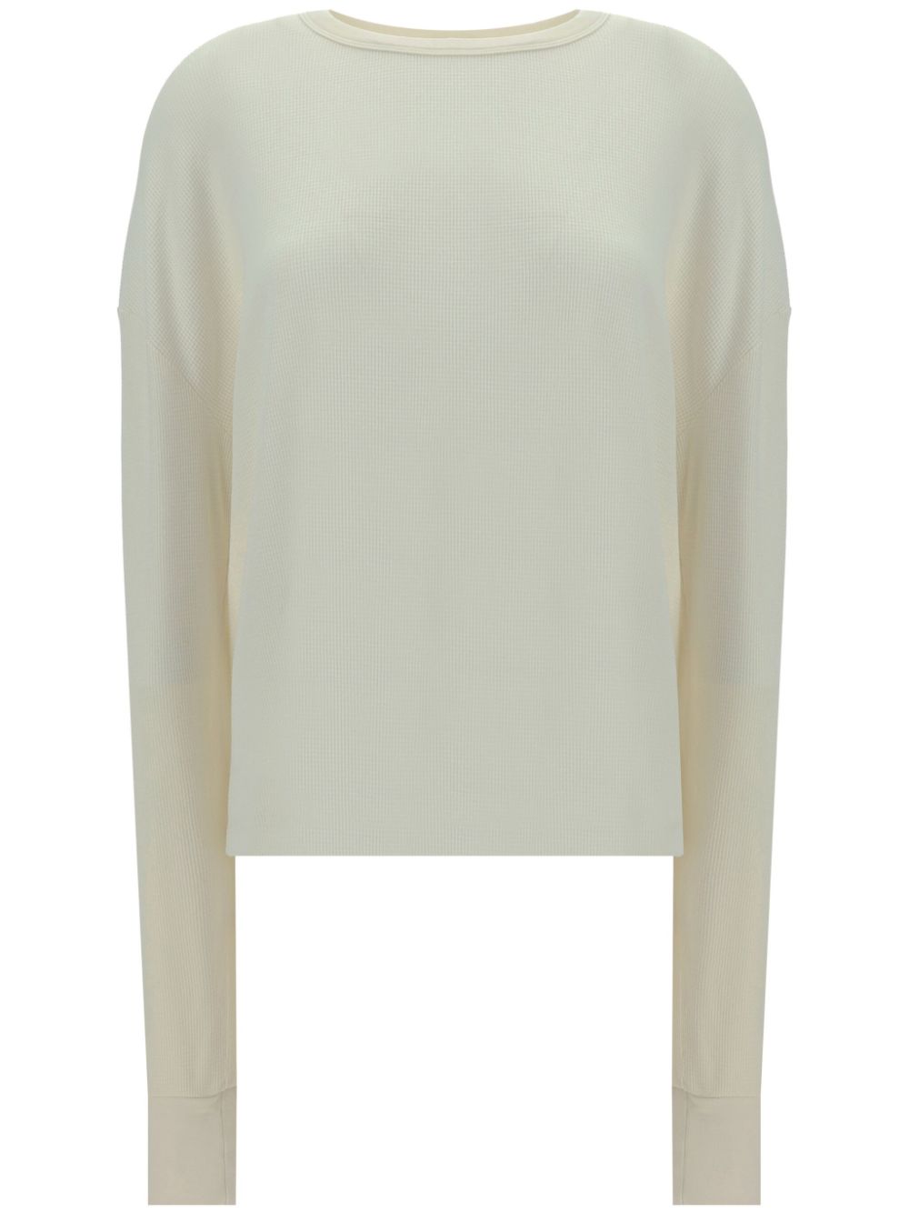 ÉTERNE crew neck long-sleeve t-shirt - Neutrals von ÉTERNE