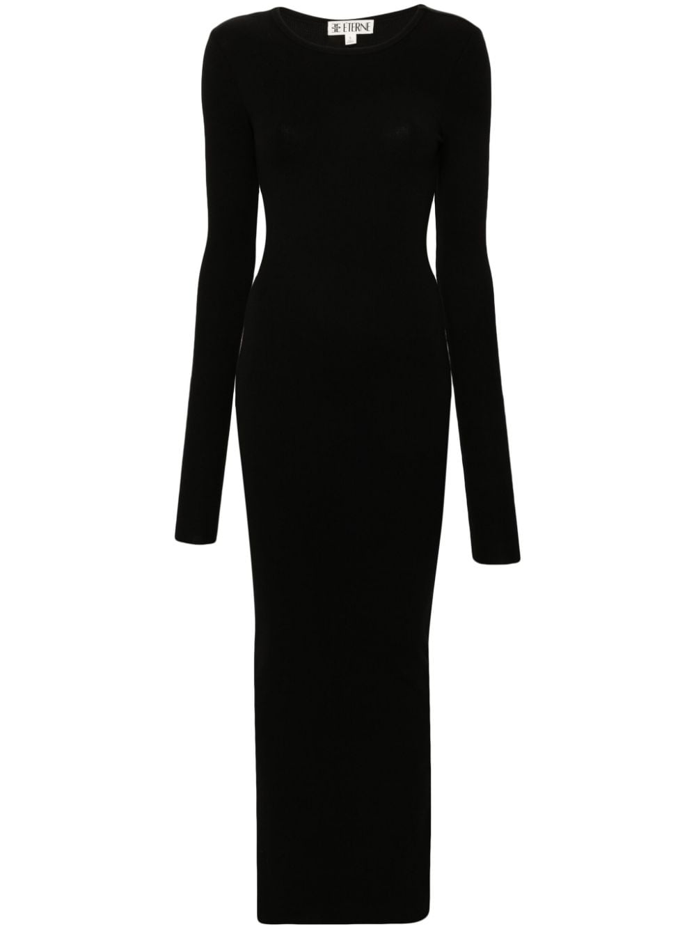 ETERNE ribbed dress - Black von ETERNE