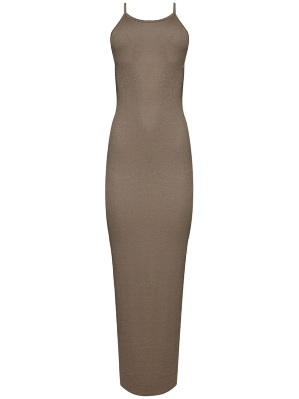 ETERNE spaghetti-strap fitted maxi dress - Neutrals von ETERNE