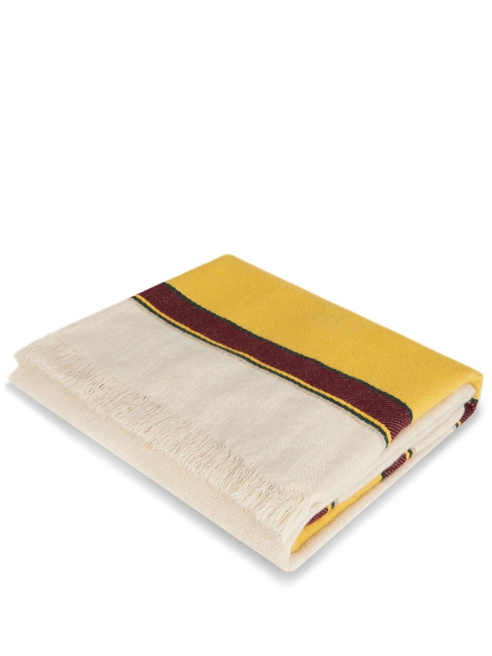 ETRO HOME logo-knitted blanket - Neutrals von ETRO HOME