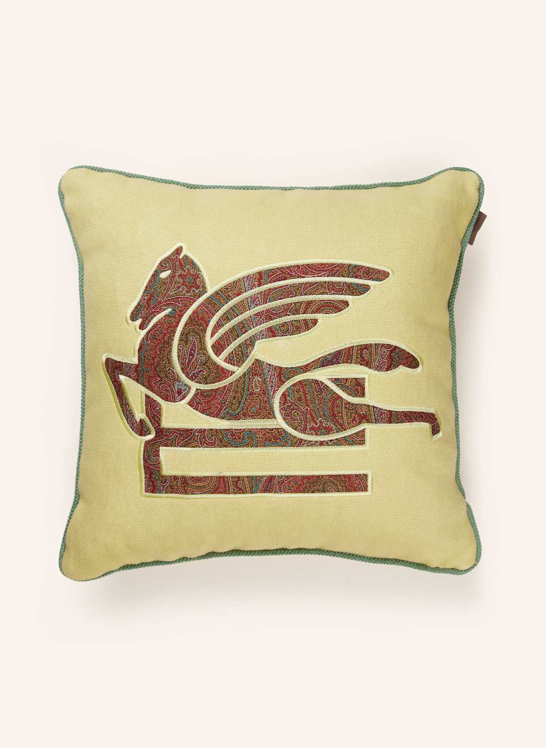 Etro Home Dekokissen Aus Leinen gelb Etro Home Dekokissen Aus Leinen gelb von ETRO Home